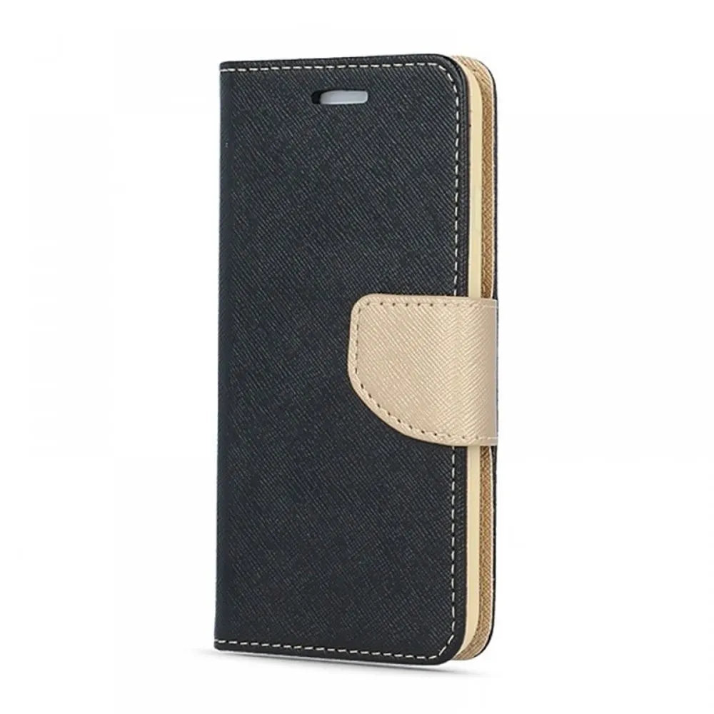 Fancy Book Samsung Galaxy S22 Μαύρο/Χρυσό