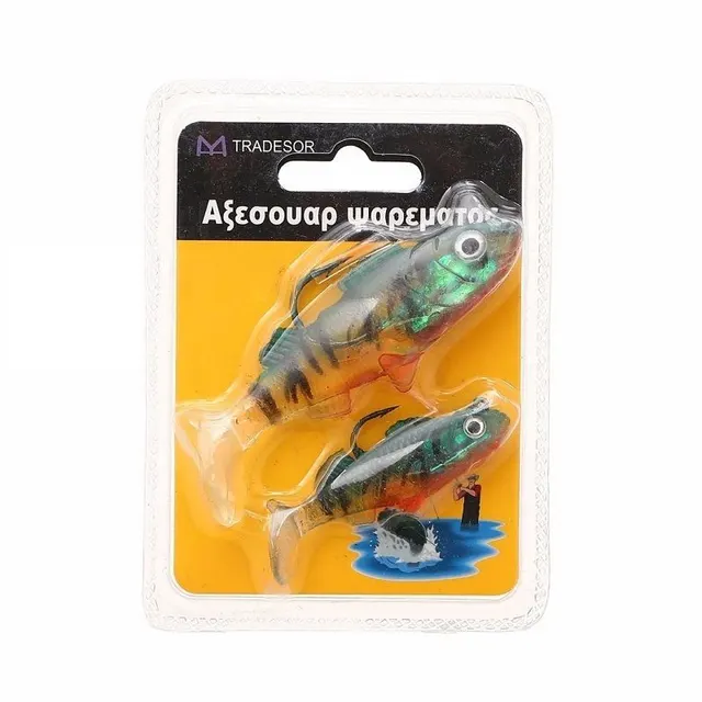 Τεχνητά δολώματα ψαρέματος - 2pcs - 6-8cm - 830209