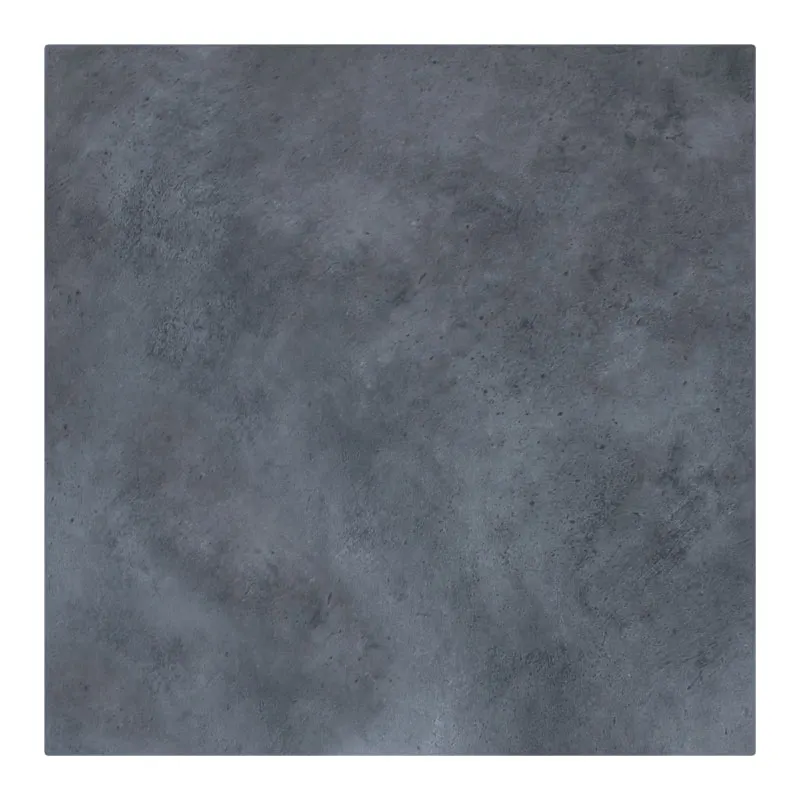 Επιφάνεια τραπεζιού Sizzle pakoworld Werzalit ανθρακί cement 80x80εκ πάχους 35mm