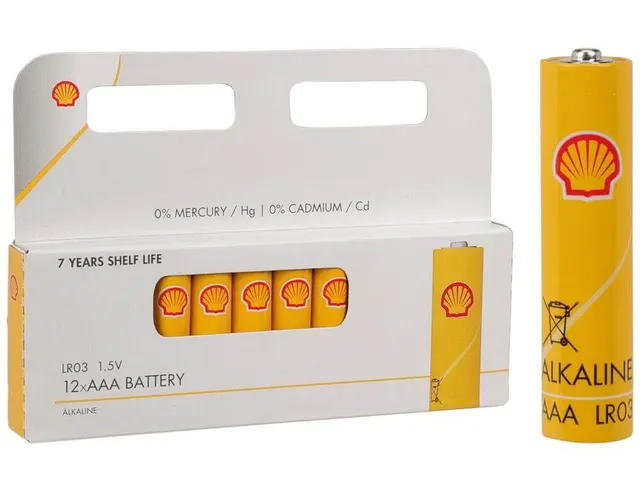 Αλκαλικές μπαταρίες AAA Shell - 12τμχ