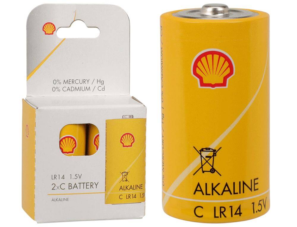 Αλκαλικές μπαταρίες LR14 C Shell - 2τμχ