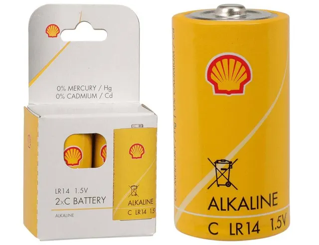 Αλκαλικές μπαταρίες LR14 C Shell - 2τμχ