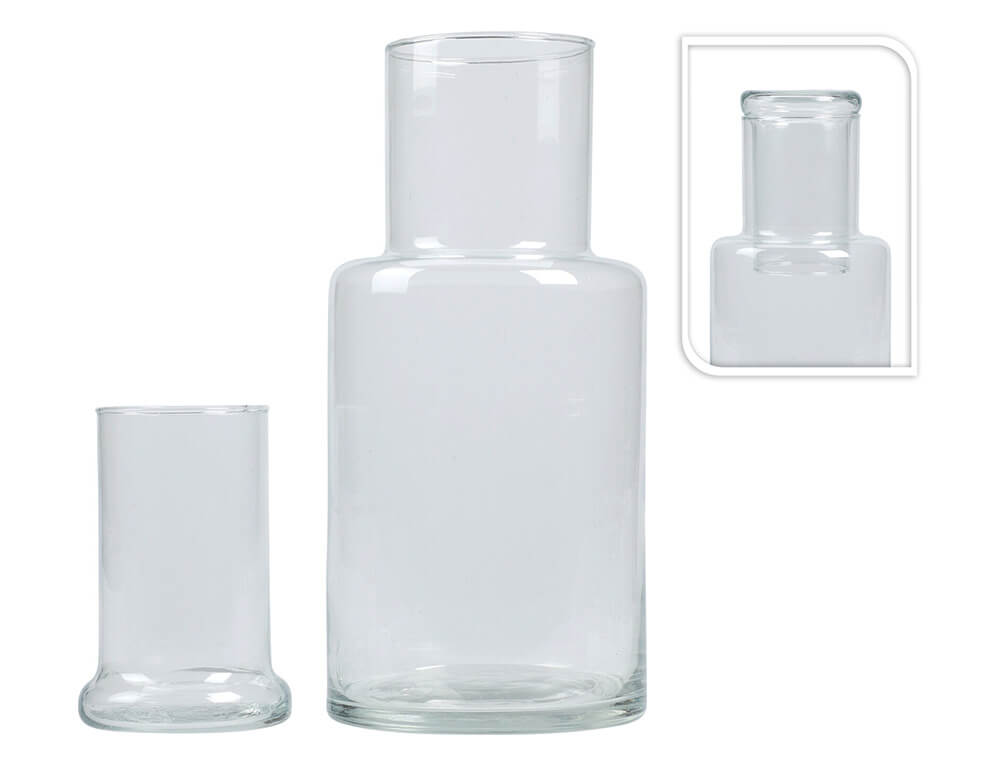 ΚΑΝΆΤΕΣ ΚΑΡΑΦΑ+ΠΟΤΗΡΙ GLASS YE1000770