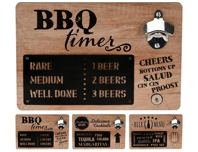 ΣΤΑΘΕΡΆ ΑΝΟΙΧΤΉΡΙΑ ΤΟΊΧΟΥ / ΠΆΓΚΟΥ BOTTLE OPENER MDF Y36901310