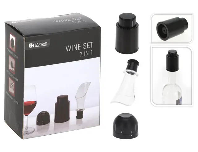ΑΞΕΣΟΥΆΡ ΚΡΑΣΙΟΎ WINE ACCESSORIES BARWARE SET 3T 170484100