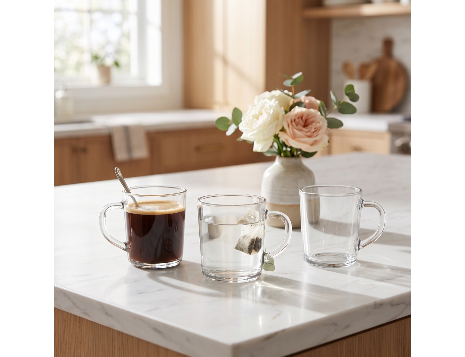 ΚΟΎΠΕΣ COFFEE TEA GLASS SET 3PCS YE5000040
