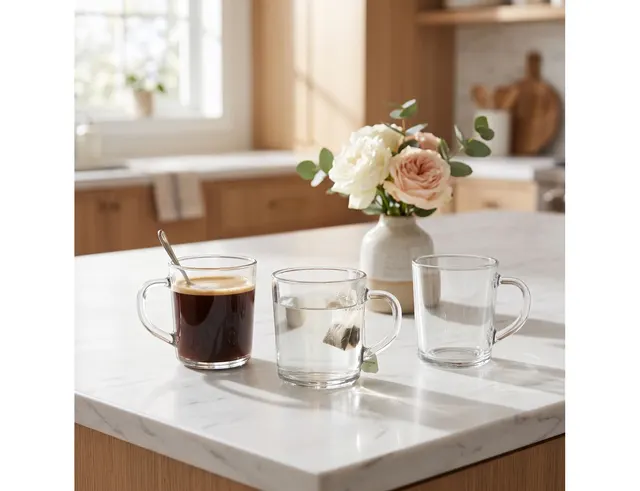 ΚΟΎΠΕΣ COFFEE TEA GLASS SET 3PCS YE5000040