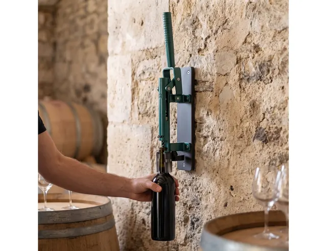 ΣΤΑΘΕΡΆ ΑΝΟΙΧΤΉΡΙΑ ΤΟΊΧΟΥ / ΠΆΓΚΟΥ WALL-MOUNTED CORKSCREW BOJ 110 LUX EMERALD GREEN 0
