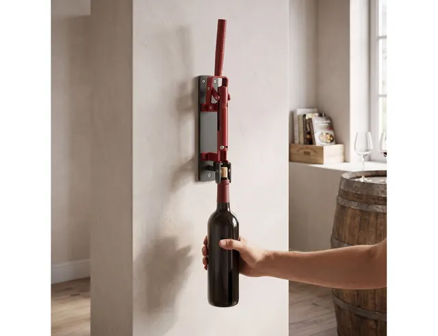 ΣΤΑΘΕΡΆ ΑΝΟΙΧΤΉΡΙΑ ΤΟΊΧΟΥ / ΠΆΓΚΟΥ WALL-MOUNTED CORKSCREW BOJ 110 LUX CHERRY RED DGY