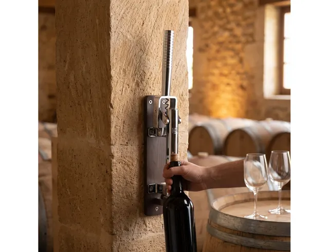 ΣΤΑΘΕΡΆ ΑΝΟΙΧΤΉΡΙΑ ΤΟΊΧΟΥ / ΠΆΓΚΟΥ WALL-MOUNTED CORKSCREW BOJ 110 CHROMED-PLATED ASH/