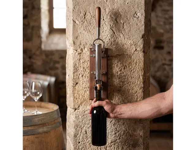 ΣΤΑΘΕΡΆ ΑΝΟΙΧΤΉΡΙΑ ΤΟΊΧΟΥ / ΠΆΓΚΟΥ TRAD WALL-MOUNTED BOJ CORKSCREW CHROMED-PL/SAPELE