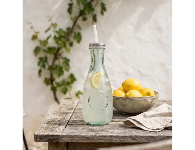ΔΙΑΚΌΣΜΗΣΗ ΣΕ ΓΥΆΛΙΝΟ DESIGN ΜΠΟΥΚΑΛΙ GLASS DROPS AUTHENTIC 600CC ME ΚΑΛΑΜΑΚΙ