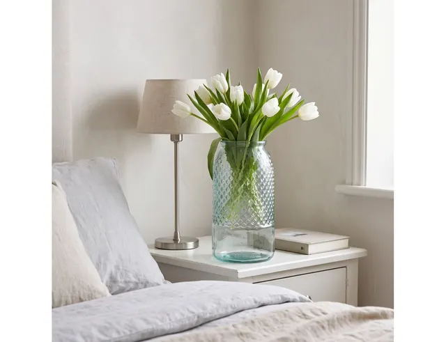 ΔΙΑΚΌΣΜΗΣΗ ΣΕ ΓΥΆΛΙΝΟ DESIGN BAZO GLASS DROPS DIAMANTE 28CM