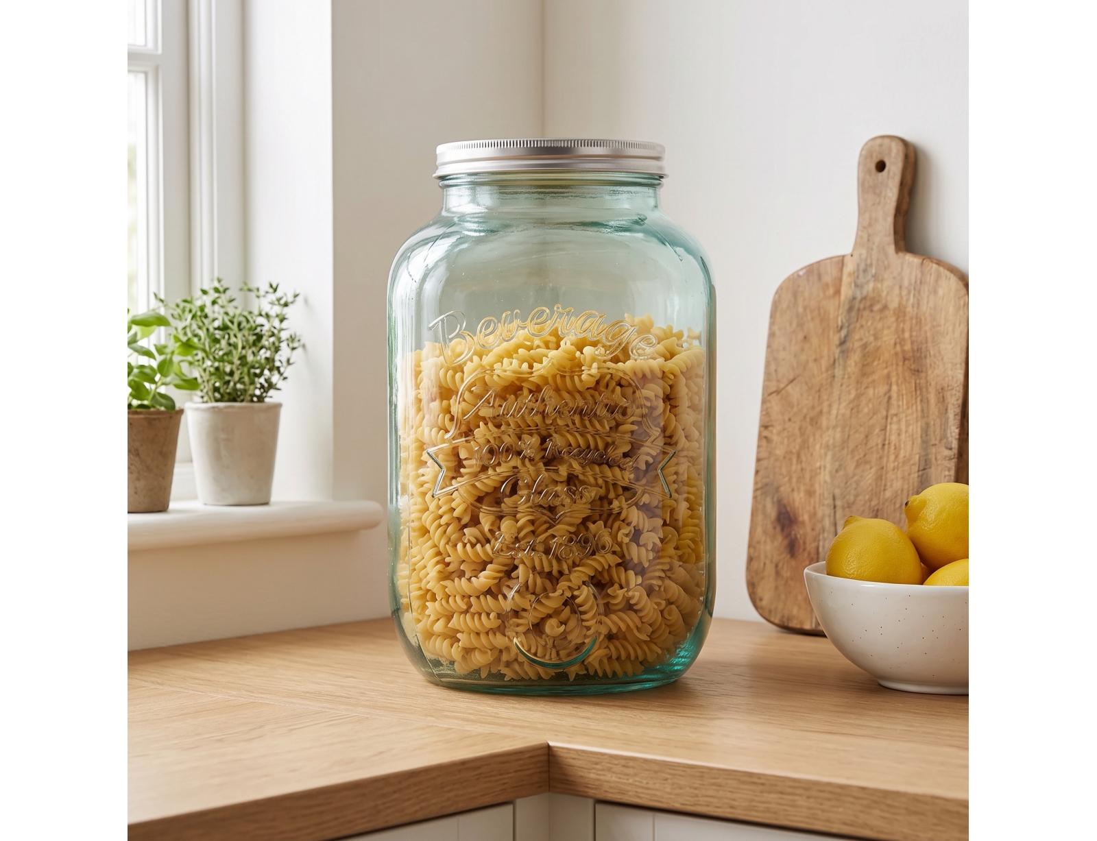 Δοχείο με καπάκι Glass Drops Authentic - 4L