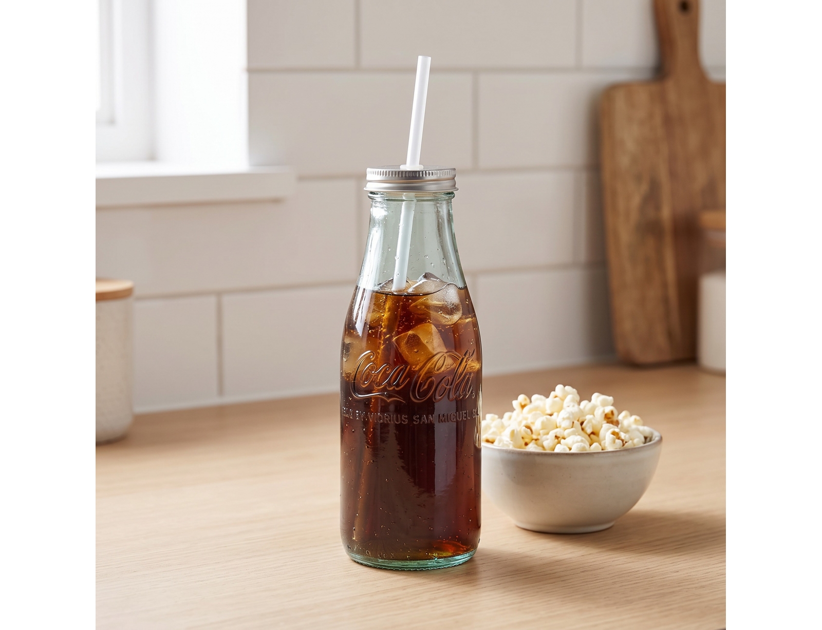 ΠΟΤΉΡΙΑ ΜΠΟΥΚΑΛΙ GLASS DROPS COCA COLA ME ΠΩΜΑ 550CC 28CM