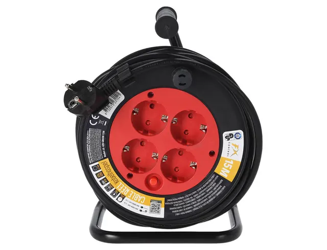 ΠΡΟΕΚΤΆΣΕΙΣ ΡΕΎΜΑΤΟΣ & ΜΠΑΛΑΝΤΈΖΕΣ CABLE REEL FX CONTROL 15M BLACK KT9000040