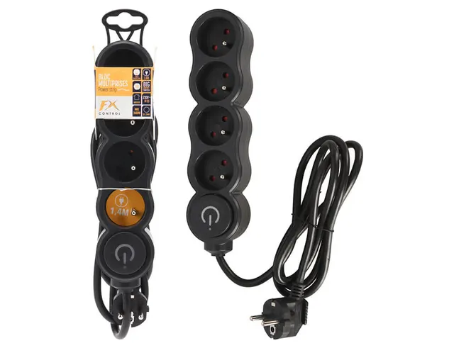 ΠΟΛΎΜΠΡΙΖΑ POWER SOCKET FX TOOLS 4WAY 140CM FRENCH KT9000210