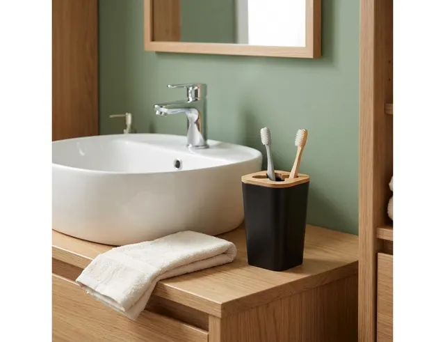 Βάση Οδοντόβουρτσας Bathroom Solutions - Μαύρο
