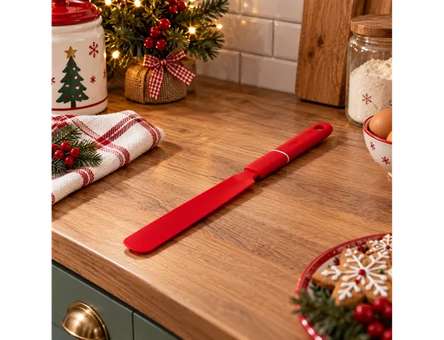 ΕΡΓΑΛΕΊΑ ΚΟΥΖΊΝΑΣ ΑΝΆΜΙΞΗΣ & ΧΕΙΡΙΣΜΟΎ KITCHEN SILICONE SCRAPER ALPINA 31X3,5X2CM 141GR S