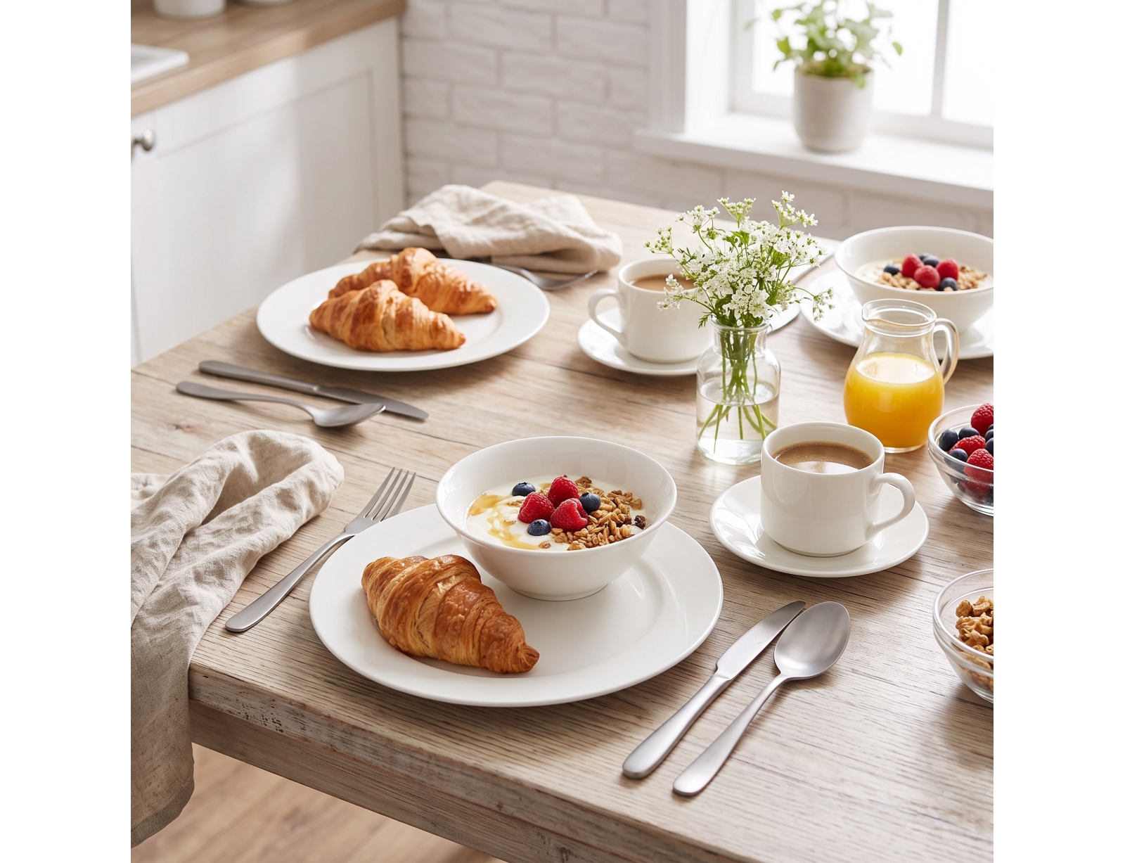 ΠΙΆΤΑ - ΣΕΤ ΔΕΊΠΝΟΥ/ΚΑΦΈ BREAKFAST SET ALPINA 16PCS WHITE SW CB D20