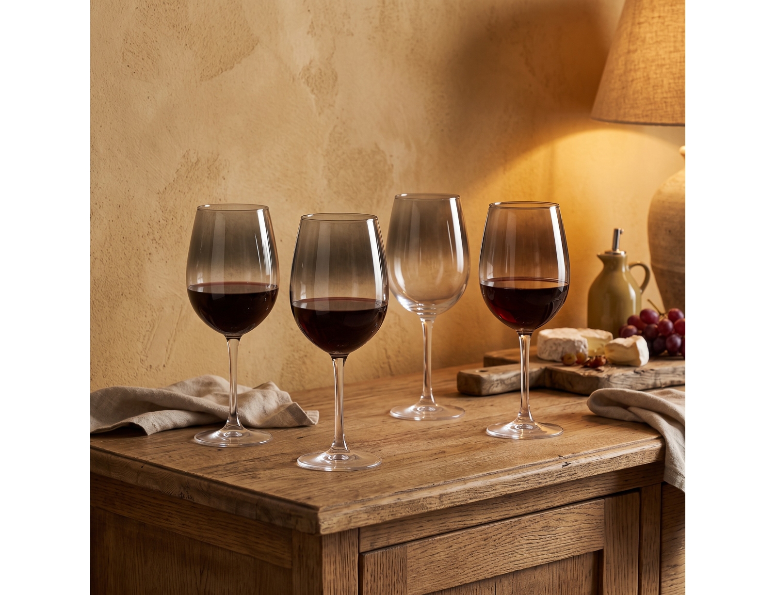 ΠΟΤΉΡΙΑ WINE GLASS ALPINA SMOKE 465ML 4PC 205GR GL CBW