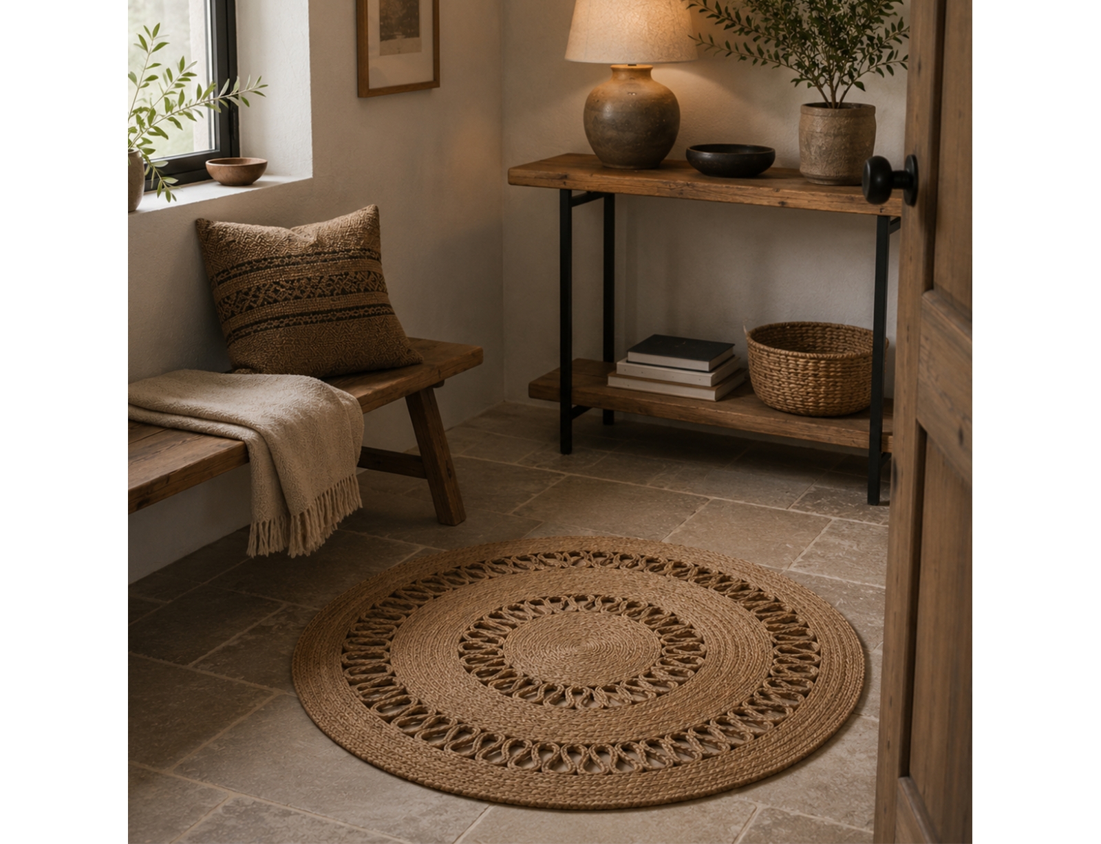 Χαλί Jute στρογγυλό - 120cm