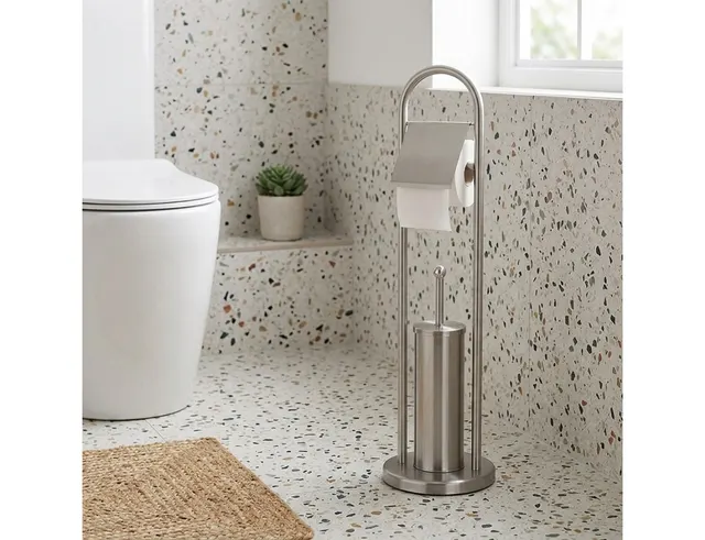 Βάση Χαρτιού Bathroom Solutions 80cm - Silver