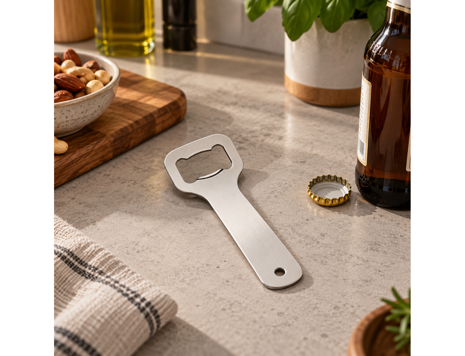 ΑΝΟΙΧΤΉΡΙΑ ΧΕΙΡΌΣ UNIVERSAL BOTTLE OPENER. NICKEL PLATED 00550801