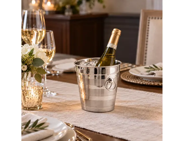 ΑΞΕΣΟΥΆΡ ΚΡΑΣΙΟΎ ICE BUCKET. STAINLESS STEEL. 1.5 LITERS 01315204