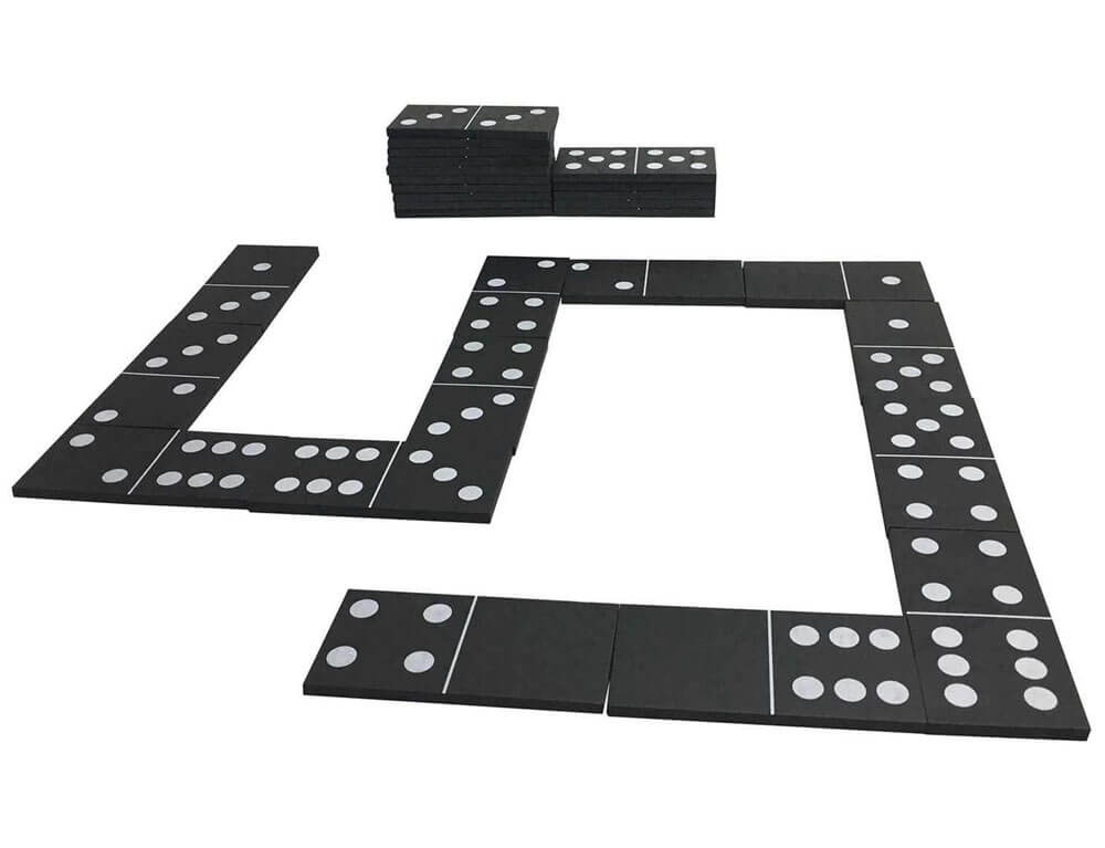 ΠΑΙΧΝΊΔΙΑ ΚΑΙ ΚΑΤΑΣΚΕΥΈΣ ΝΤΌΜΙΝΟ JEU EXTERIEUR 28 DOMINOS GRAND FORMAT M6 EA10092