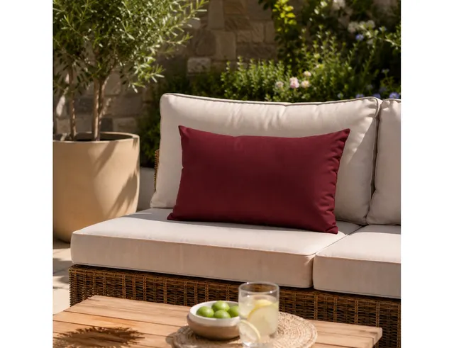 Μαξιλάρι Korai Hespéride - 50x10x30cm - Μπορντώ