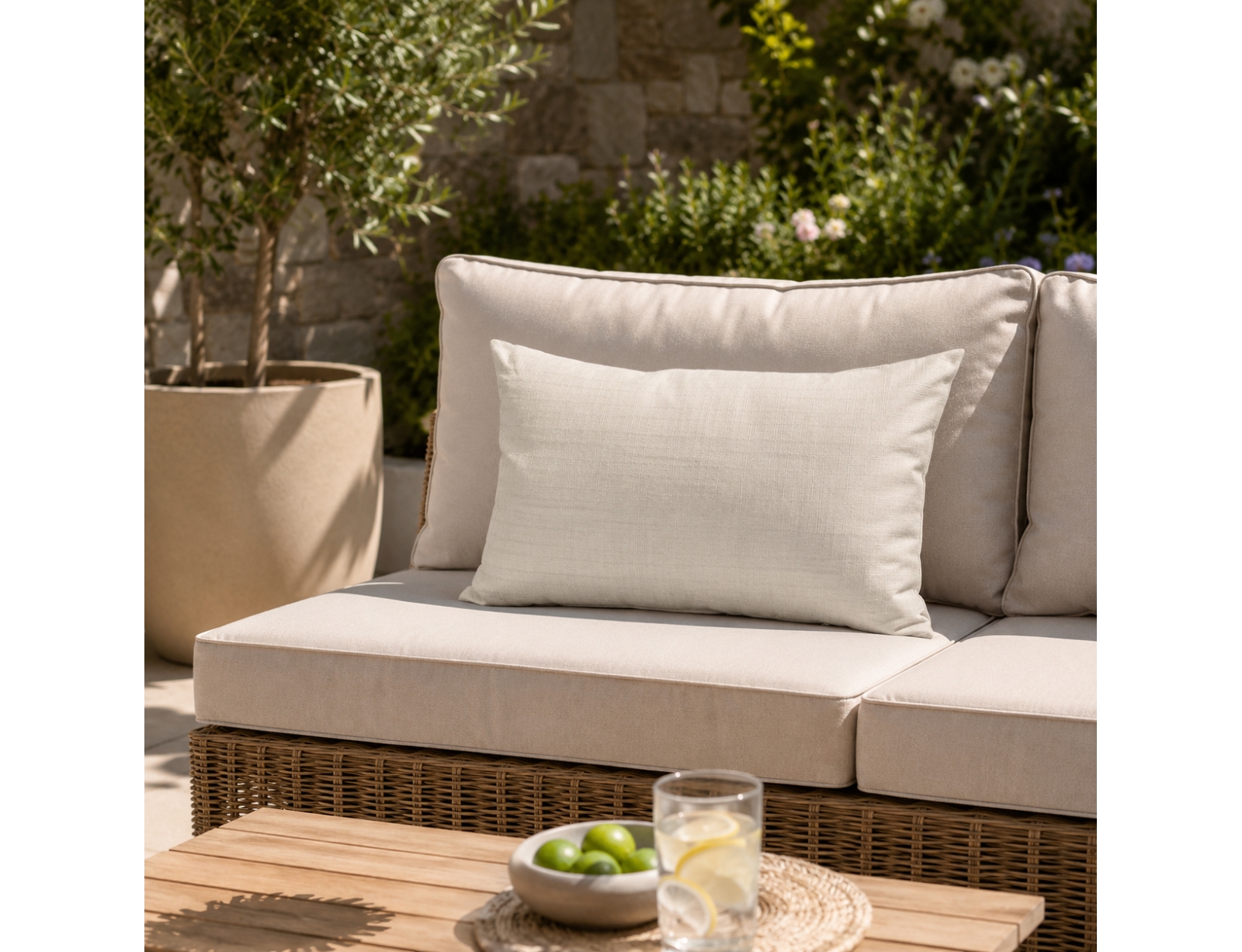 Μαξιλάρι Korai Hespéride - 50x10x30cm - Μπεζ