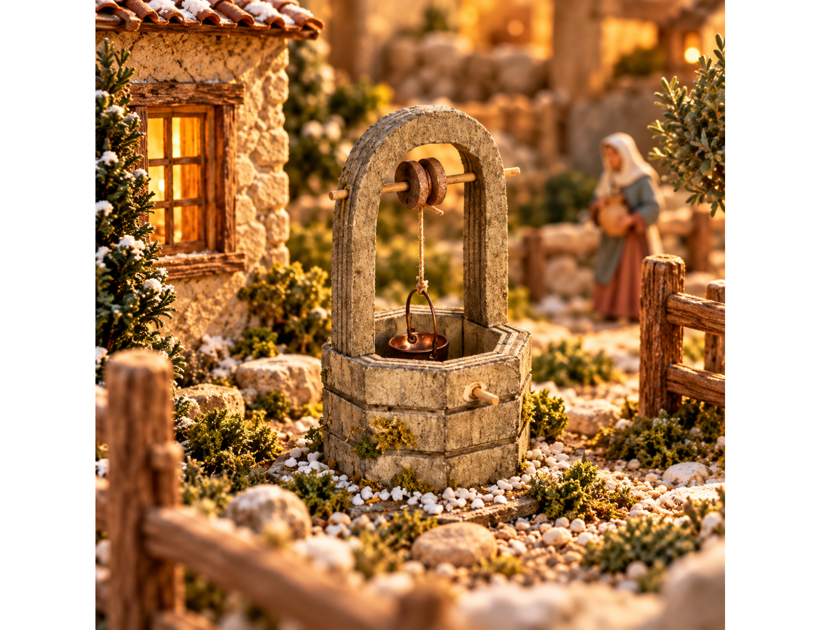 Μινιατούρα Πηγάδι Fééric Lights & Christmas