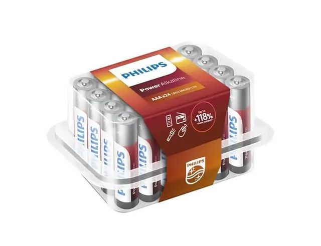 ΜΠΑΤΑΡΊΕΣ HSP (24) LR03/AAA PHILIPS POWERLIFE PVC BOX LR03P2