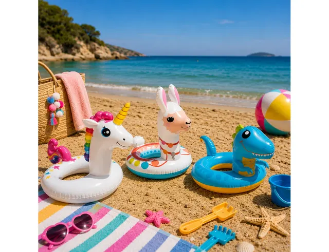 ΦΟΥΣΚΩΤΆ & ΣΤΡΏΜΑΤΑ ΘΑΛΆΣΣΗΣ SWIM RING INTEX ANIMAL HEAD 3ASSORTED I03404220