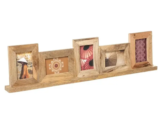 ΚΟΡΝΊΖΕΣ STANDING WOOD 5PIC FRAME NAM ATMOSPHERA 182141