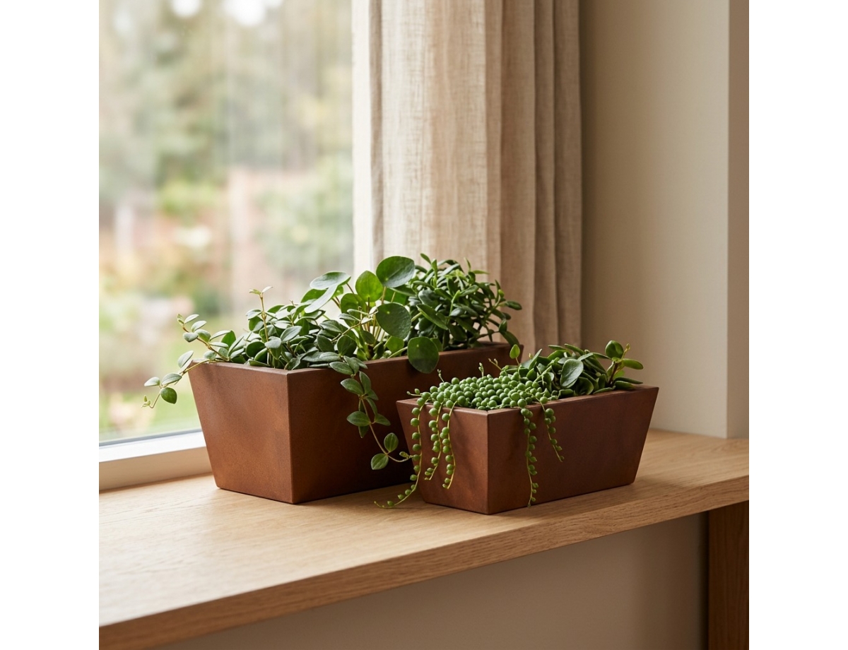 ΚΑΣΠΏ & ΓΛΆΣΤΡΕΣ PLANTER METAL RECTANGULAR FZ1001010