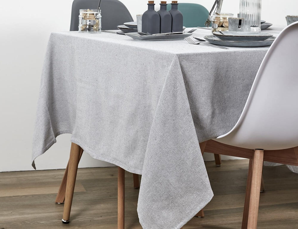 Τραπεζομάντηλο Home Deco Factory - 140x250cm - Γκρι