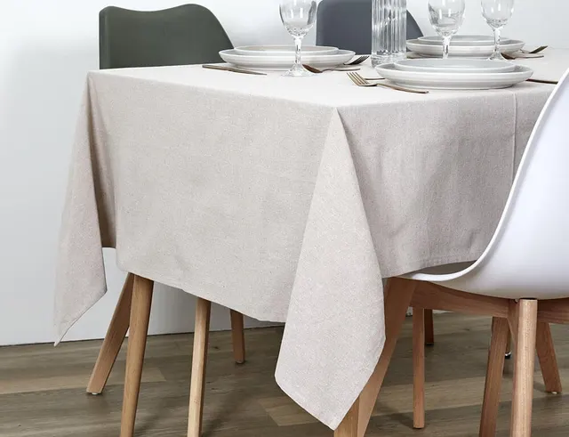 Τραπεζομάντηλο Home Deco Factory - 140x250cm - Μπεζ