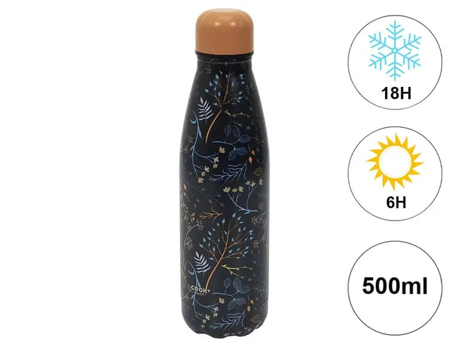 Mπουκάλι Θερμός με θήκη Cook Concept - 500ml - Πολύχρωμο