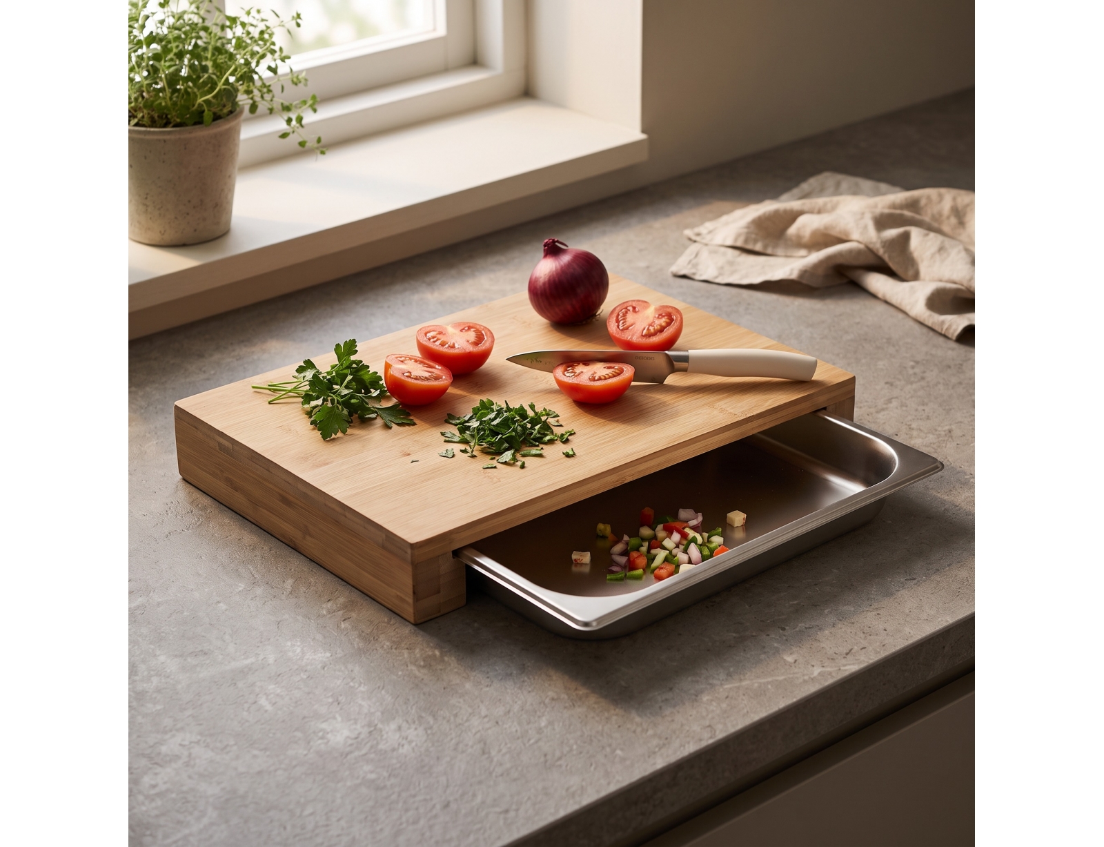 Επιφάνεια κοπής Cook Concept - 38.5x26.4x5.9cm