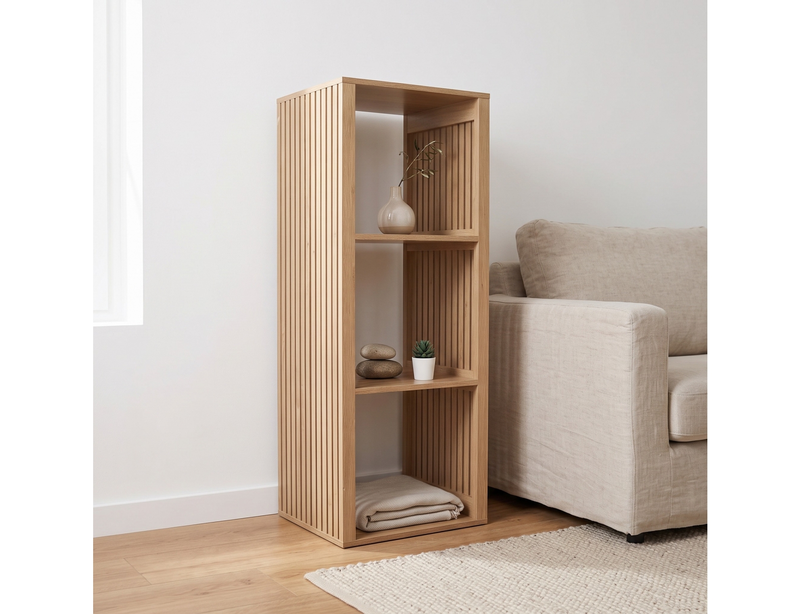 ΡΑΦΙΈΡΕΣ & ΑΠΟΘΗΚΕΥΤΙΚΆ ΚΟΥΤΙΆ RANGEMENT MODULABLE 3 CASES KLAUS M1 HD0242FS