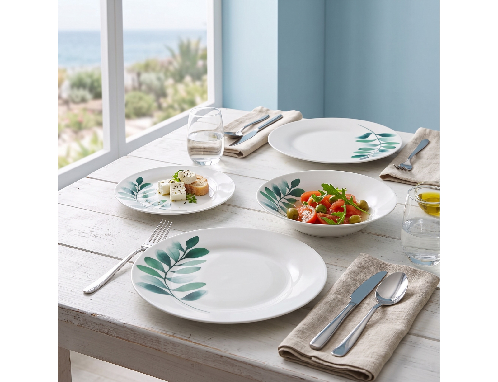 ΠΙΆΤΑ - ΣΕΤ ΔΕΊΠΝΟΥ/ΚΑΦΈ SET VEGETAL 18PCS