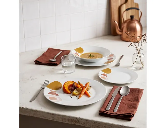 ΠΙΆΤΑ - ΣΕΤ ΔΕΊΠΝΟΥ/ΚΑΦΈ SET 18PCS TARA