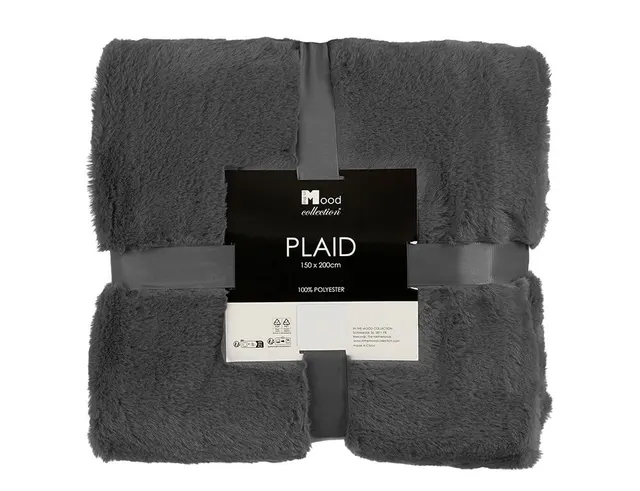 Κουβέρτα Bronte In The Mood Collection - 200x150cm - Anthracite