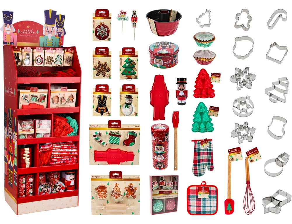 ΕΡΓΑΛΕΊΑ ΚΟΥΖΊΝΑΣ DISPLAY CHRISTMAS 321PCS