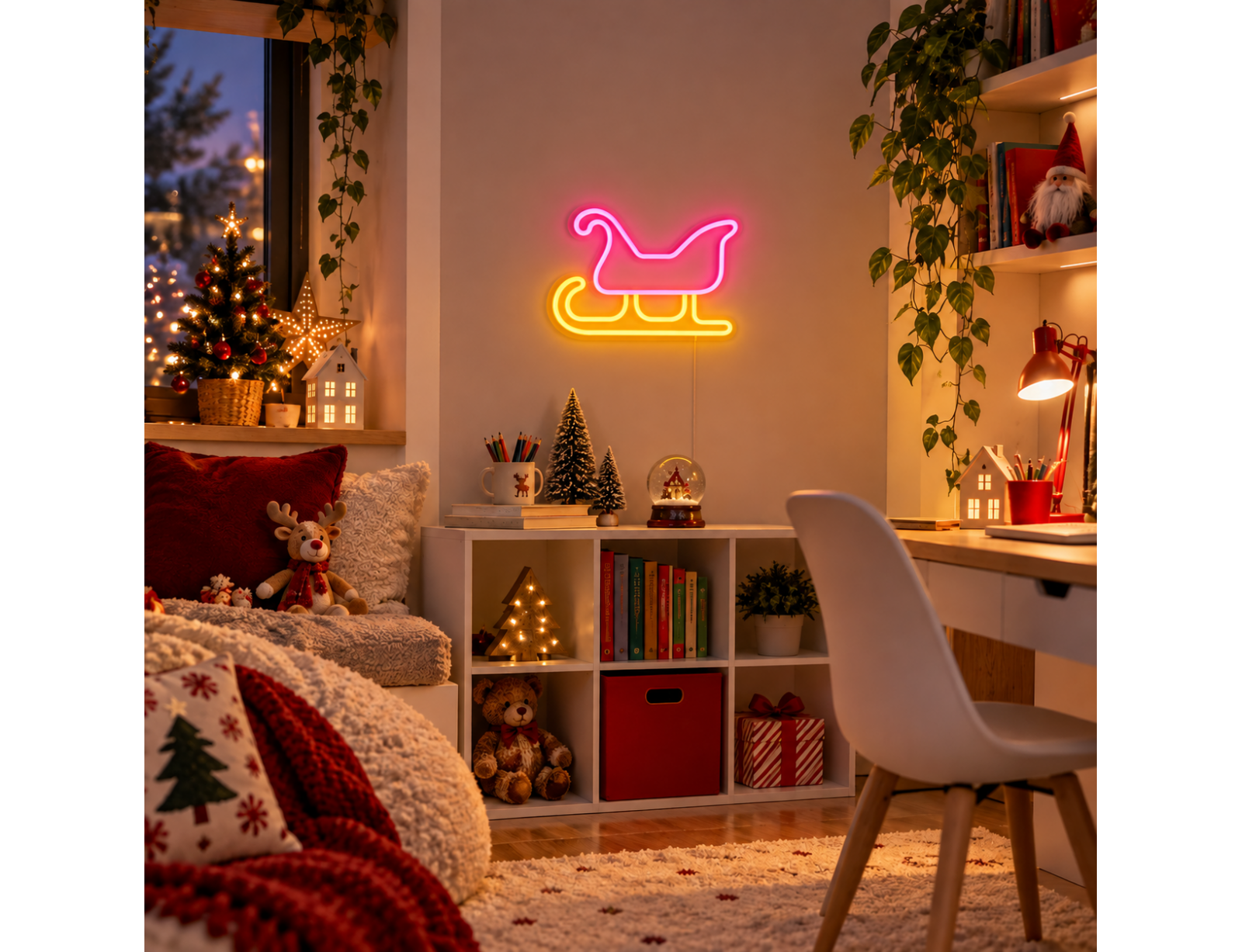 Φωτιστικό Neon Sledge Luca Lighting με Dimmer - USB