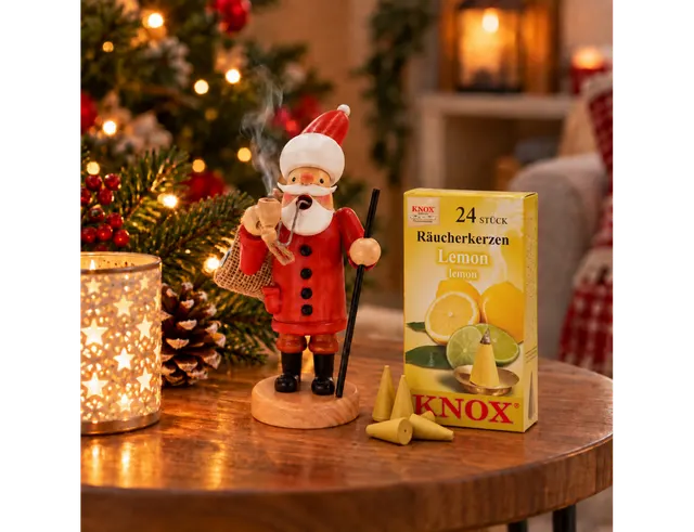 ΑΡΩΜΑΤΙΚΆ ΓΙΑ ΞΎΛΙΝΟΥΣ SMOKERS KNOX INCENSE CONES 3CM, SET OF 24(10023134) LEMON
