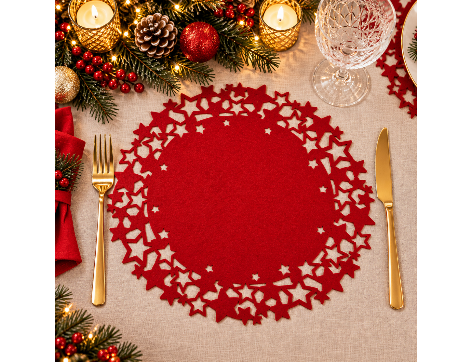 Σουπλά Fééric Lights & Christmas - 38cm - Red