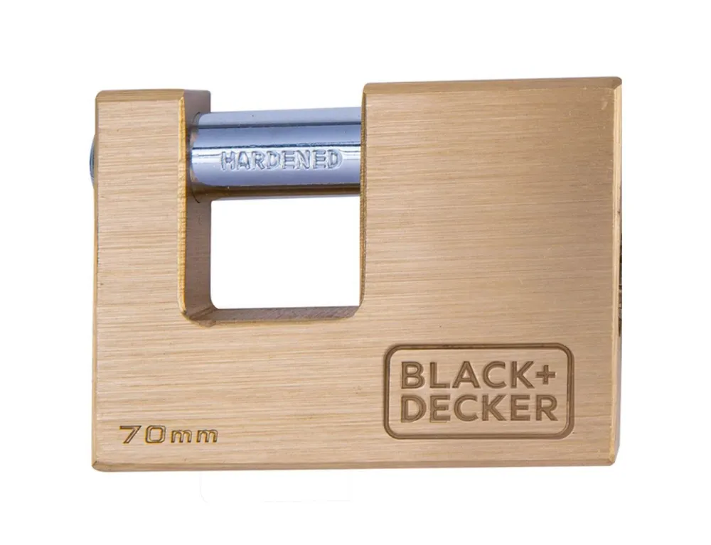 Λουκέτο Μπαγιονέτ 70mm Ορειχάλκινο BLACK+DECKER